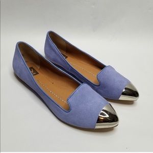 Dolce Vita Killian Blue Cap Toe Suede Flats